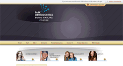 Desktop Screenshot of drparkortho.com