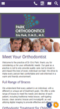 Mobile Screenshot of drparkortho.com